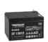 Akumulator żelowy Triathlon ST 12012, 12V, 12Ah. Czarne opakowanie z informacjami.